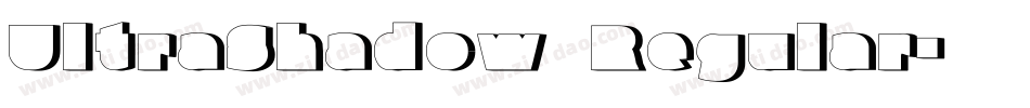 UltraShadow Regular字体转换